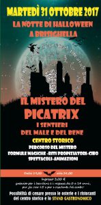 volantino halloween 2017 a brisighella